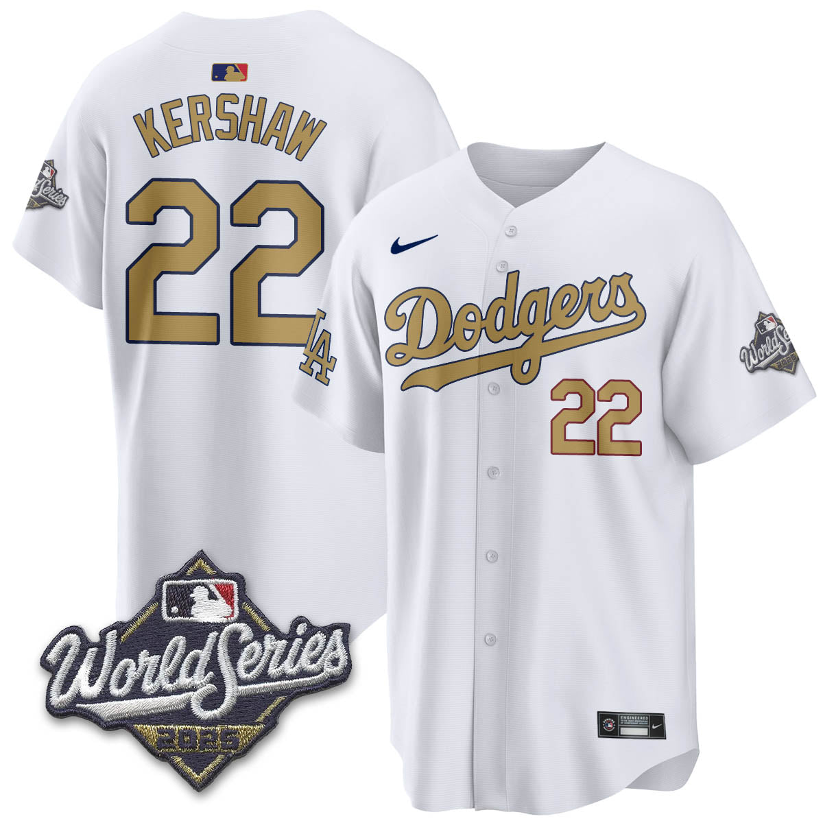 Los Angeles Dodgers 2025 World Series Jersey - All Stitched