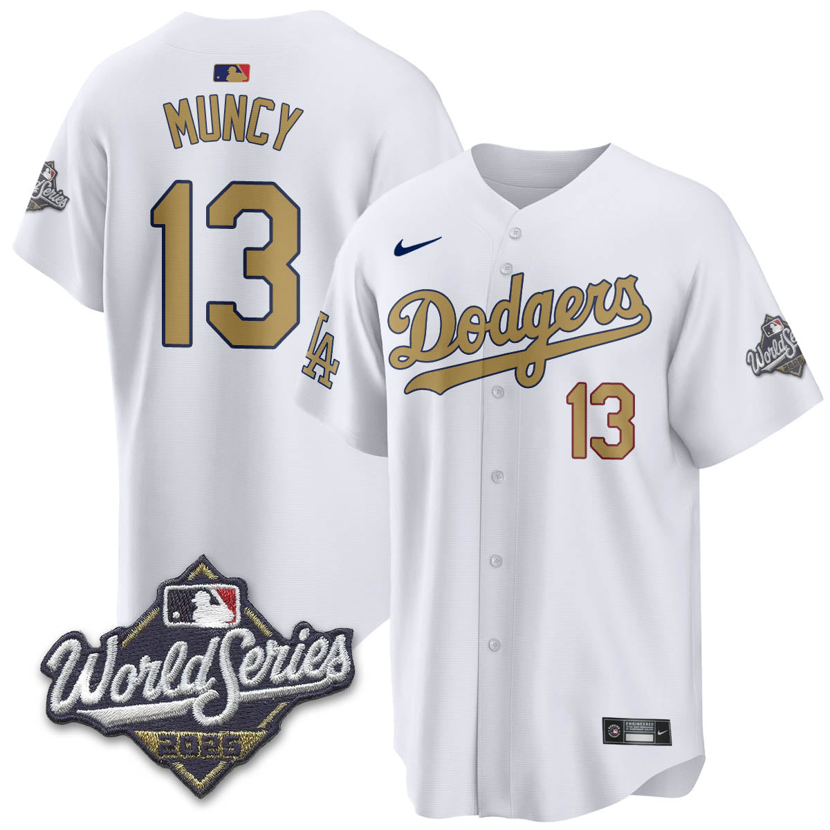 Los Angeles Dodgers 2025 World Series Jersey - All Stitched