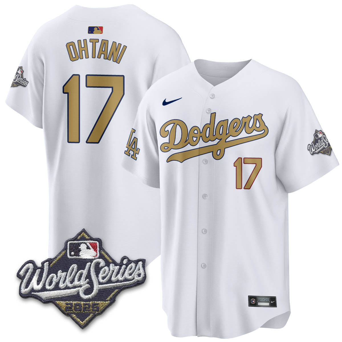 Los Angeles Dodgers 2025 World Series Jersey - All Stitched
