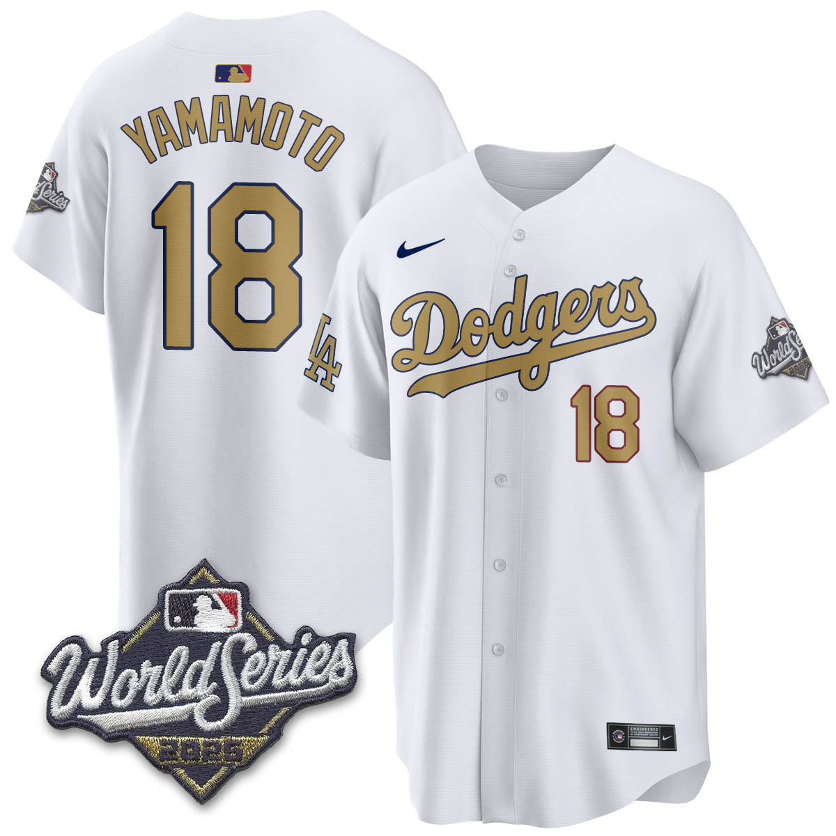 Los Angeles Dodgers 2025 World Series Jersey - All Stitched