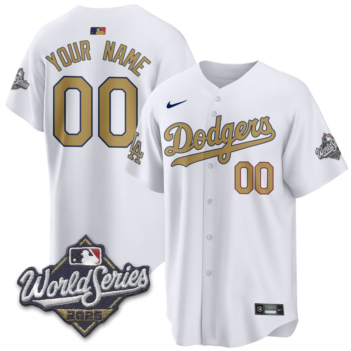 Los Angeles Dodgers 2025 World Series Jersey - All Stitched