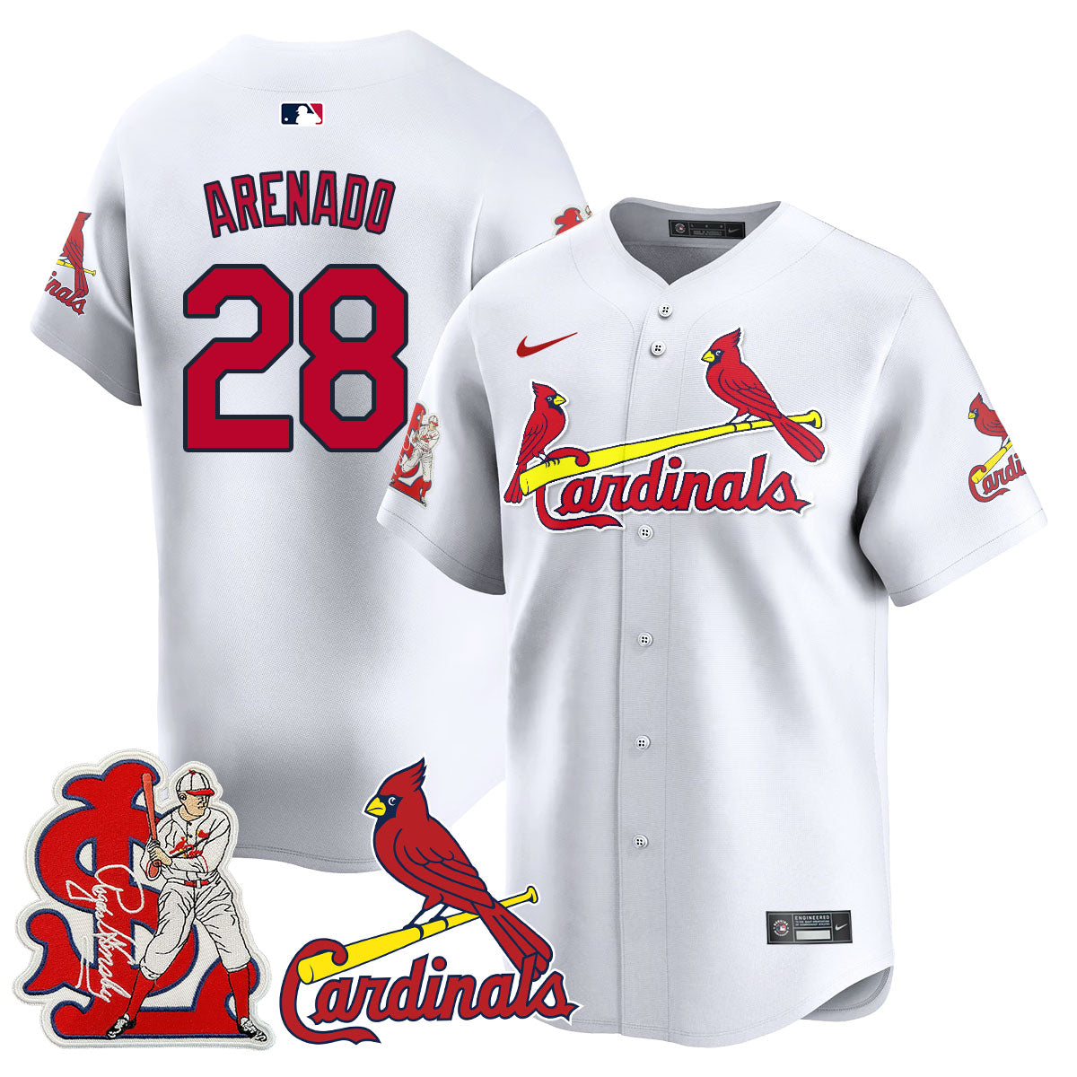 St. Louis Cardinals Rogers Hornsby Limited Jersey - All Stitched