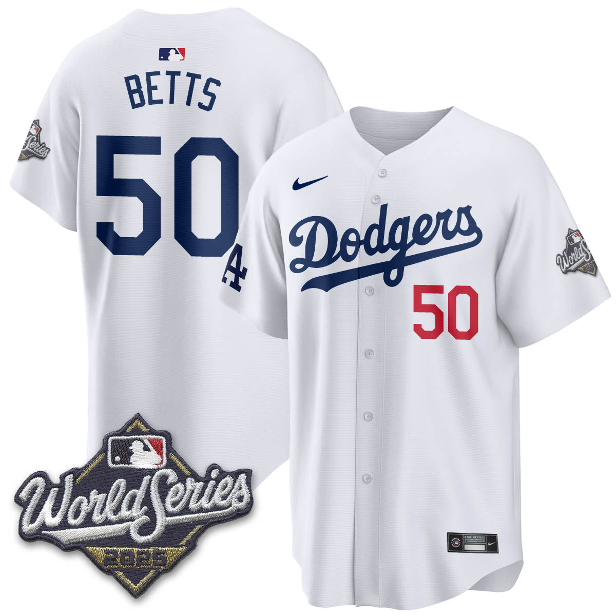 Los Angeles Dodgers 2025 World Series Jersey - All Stitched