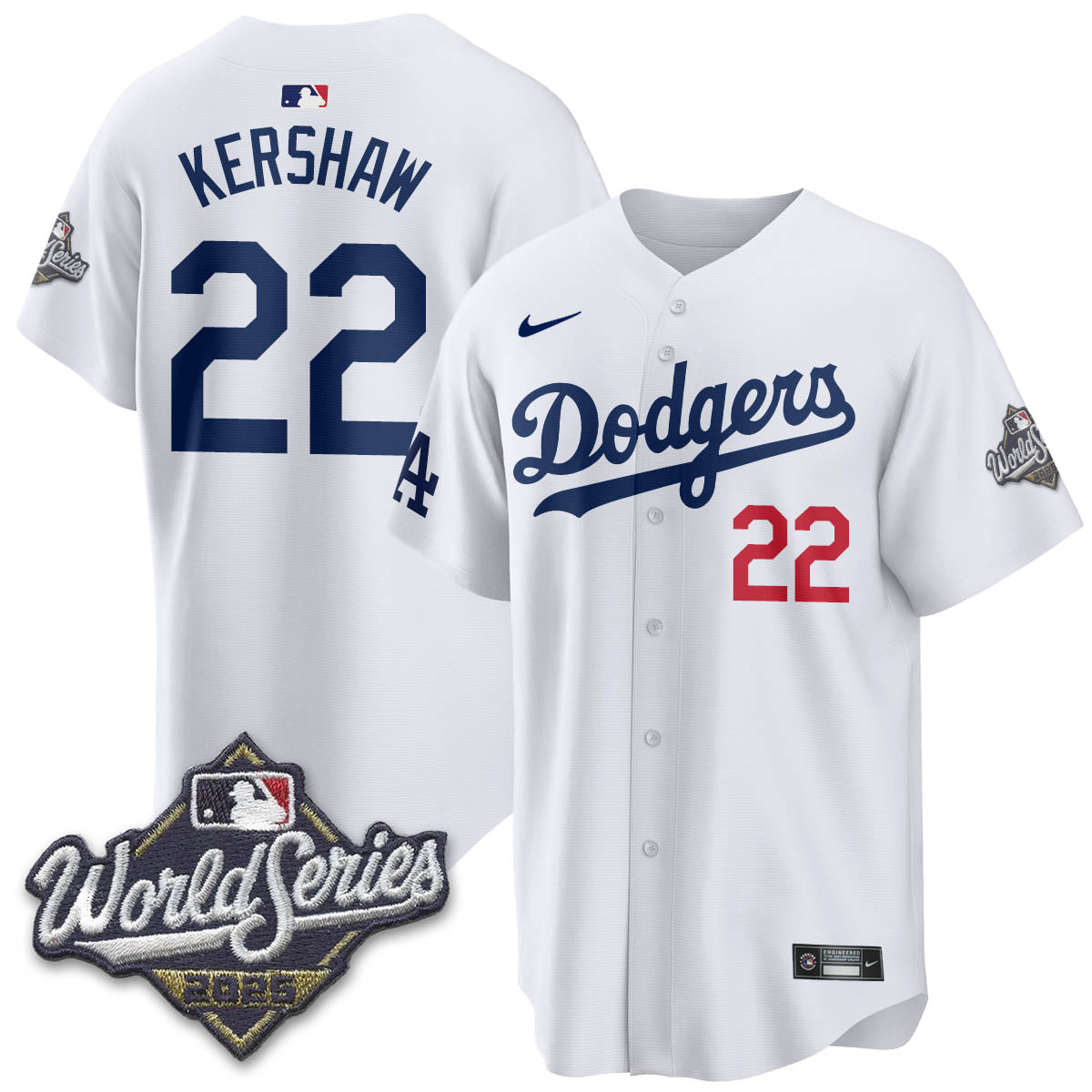 Los Angeles Dodgers 2025 World Series Jersey - All Stitched