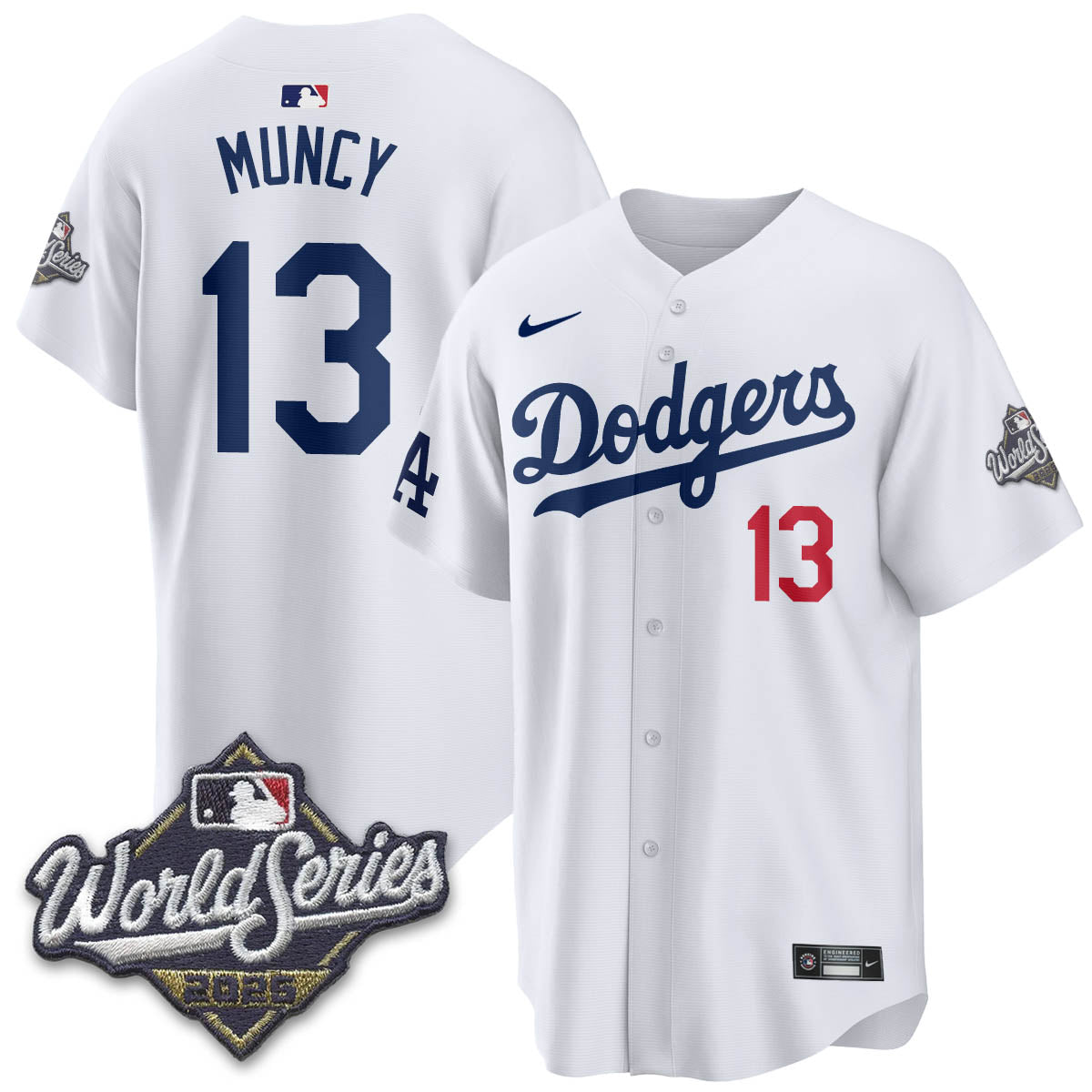 Los Angeles Dodgers 2025 World Series Jersey - All Stitched
