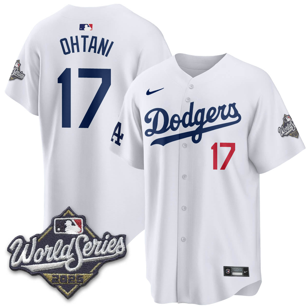 Los Angeles Dodgers 2025 World Series Jersey - All Stitched