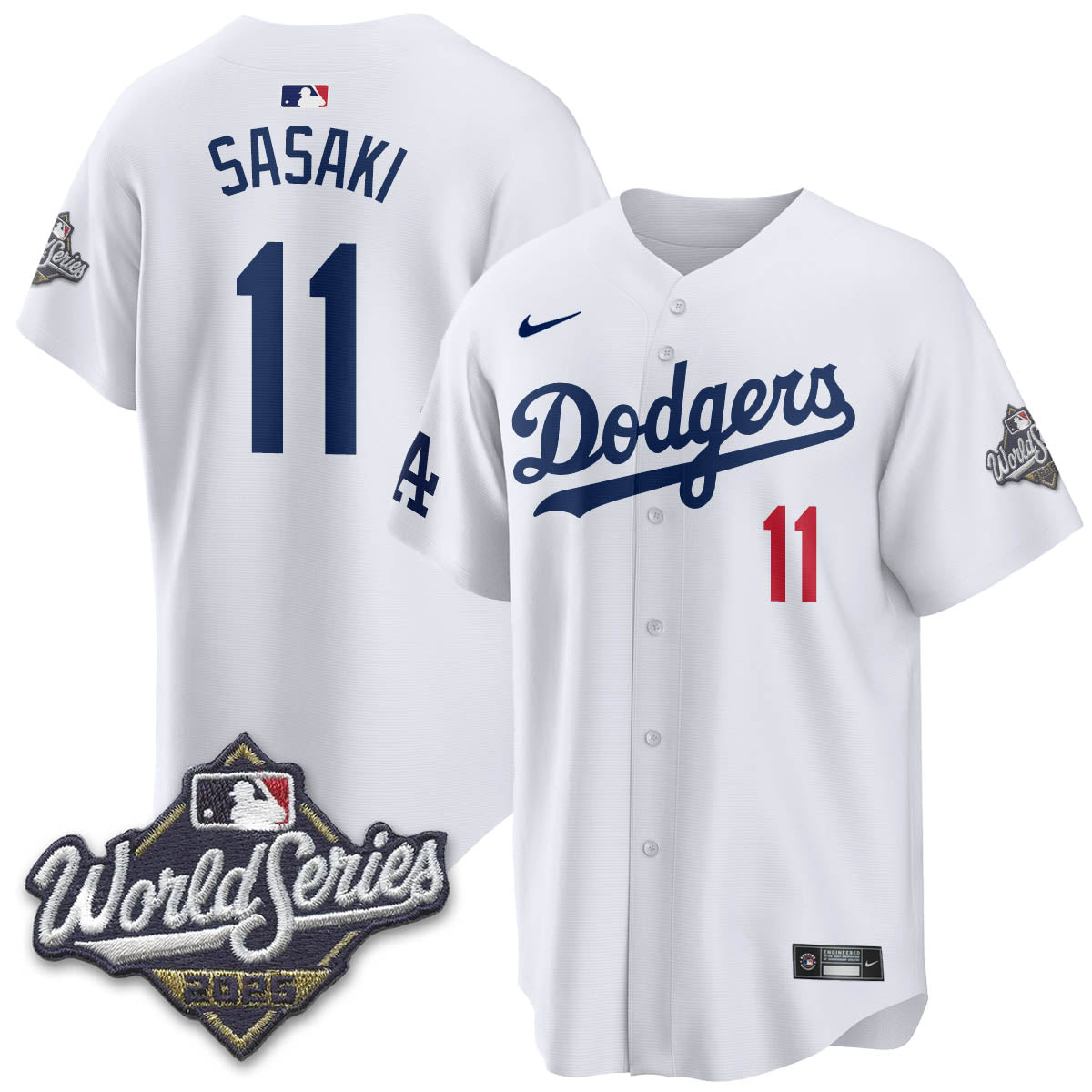Los Angeles Dodgers 2025 World Series Jersey - All Stitched