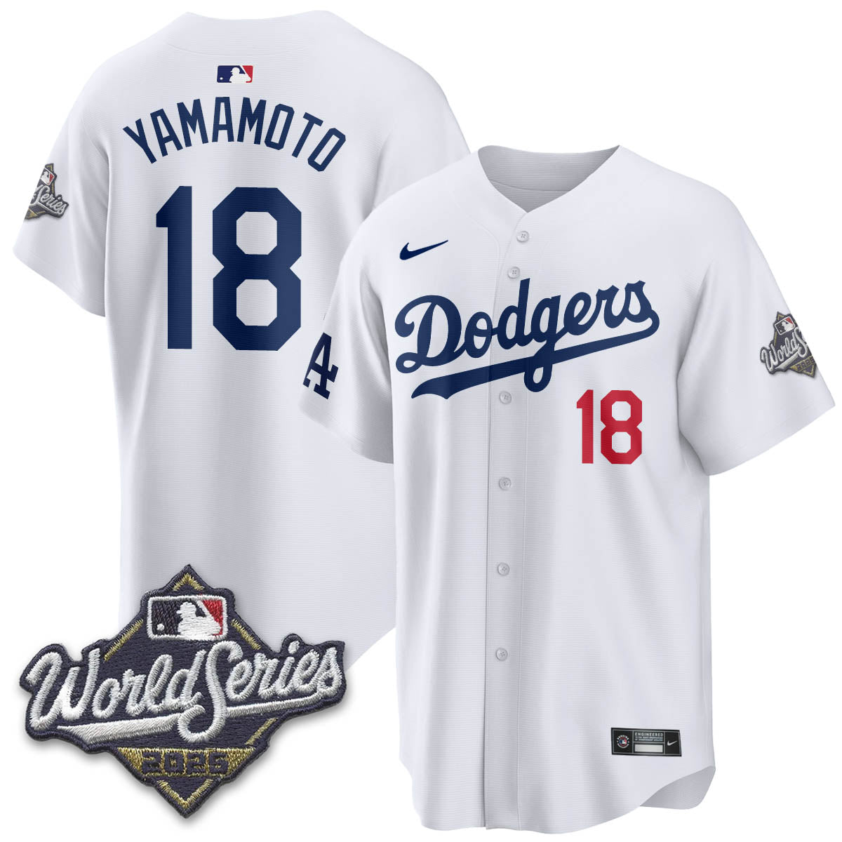 Los Angeles Dodgers 2025 World Series Jersey - All Stitched