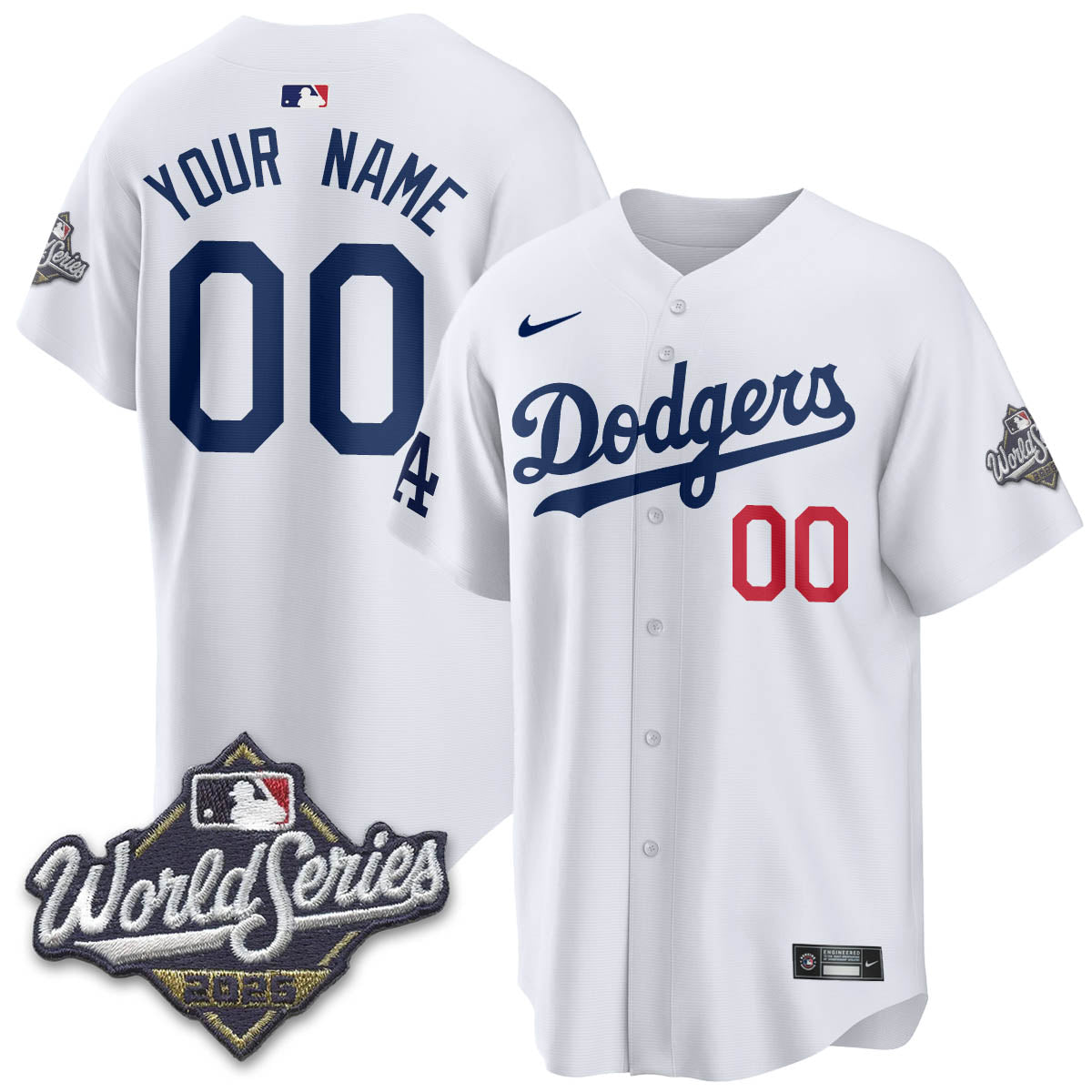 Los Angeles Dodgers 2025 World Series Jersey - All Stitched