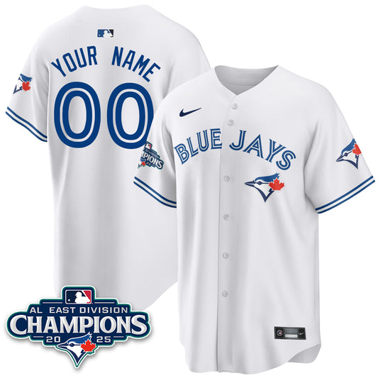 Toronto Blue Jays AL East Division Champions Custom Jersey - All Stitched