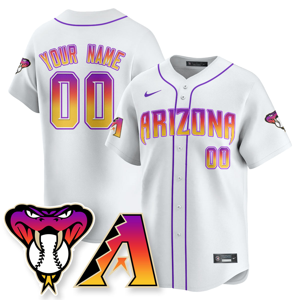 ARI 2025 City Connect Concept Custom Jersey - All Stitched