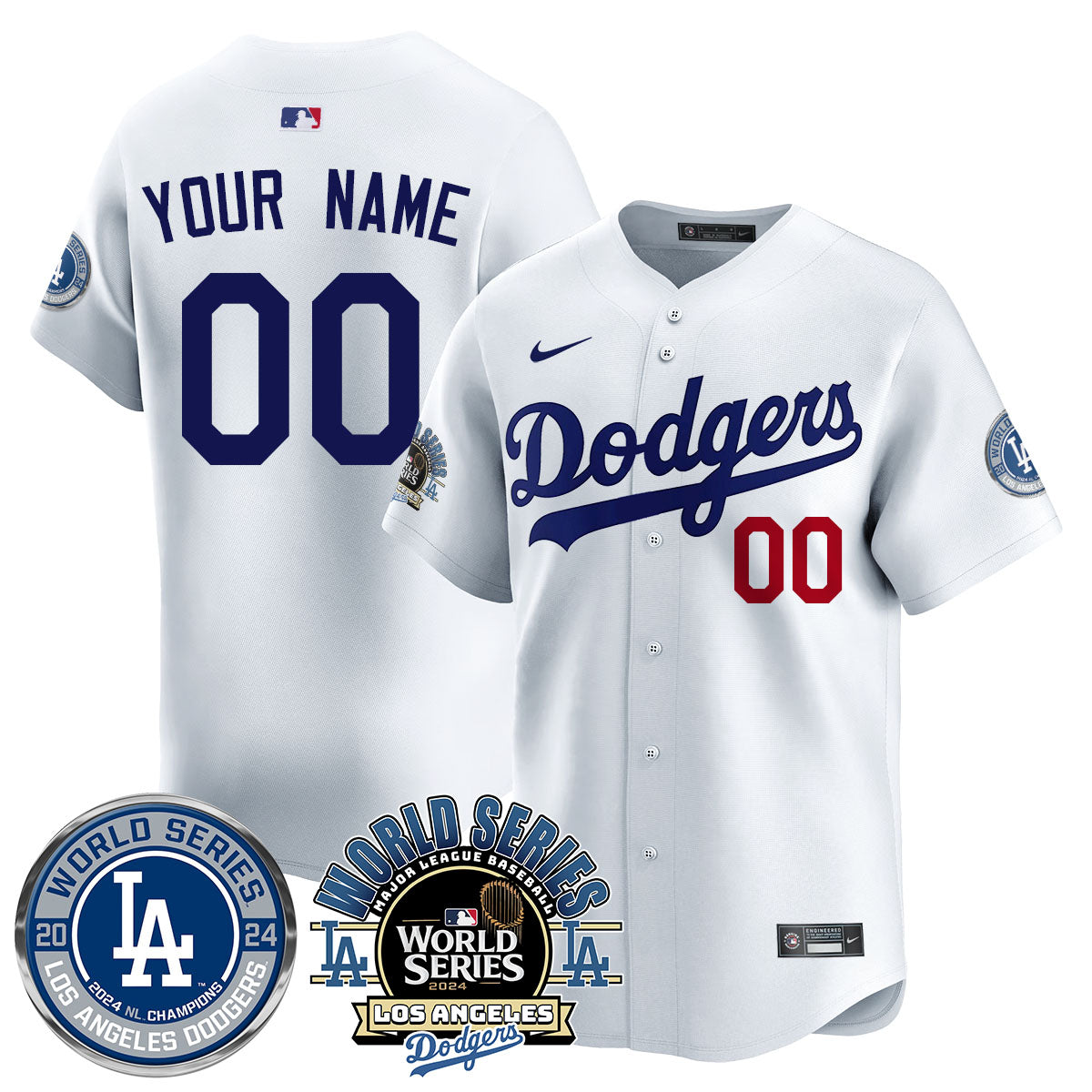 LAD World Series 2024 Custom Jersey - All Stitched