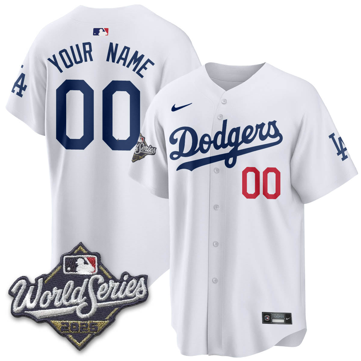 Custom LAD 2025 World Series Jersey - All Stitched