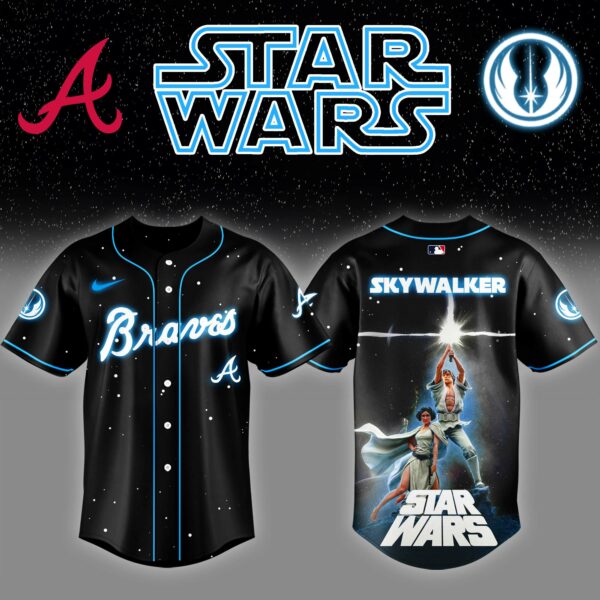 Atlanta Braves x Stars Wars Luke Skywalker Game Night Baseball Jersey Editions Limited v4