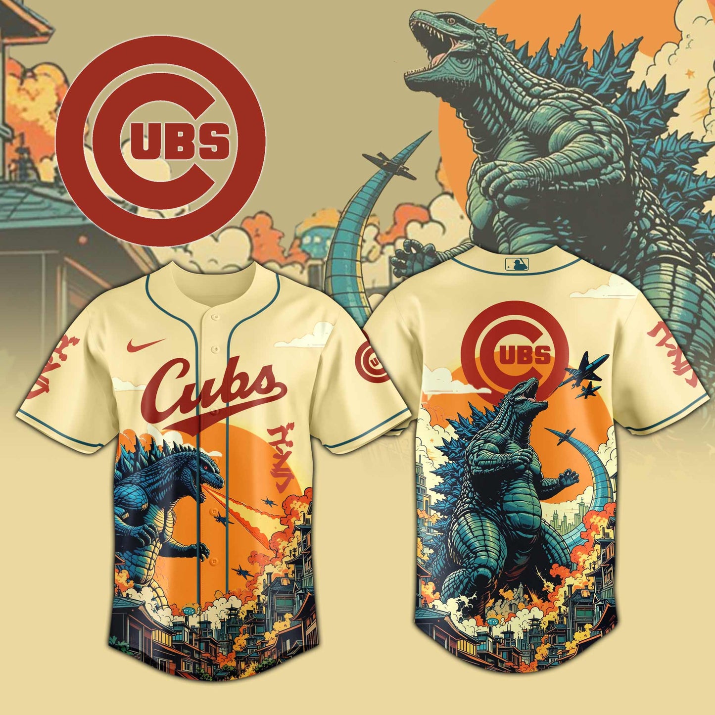 CHC Special Godzilla Limited Edition Jersey - Printed