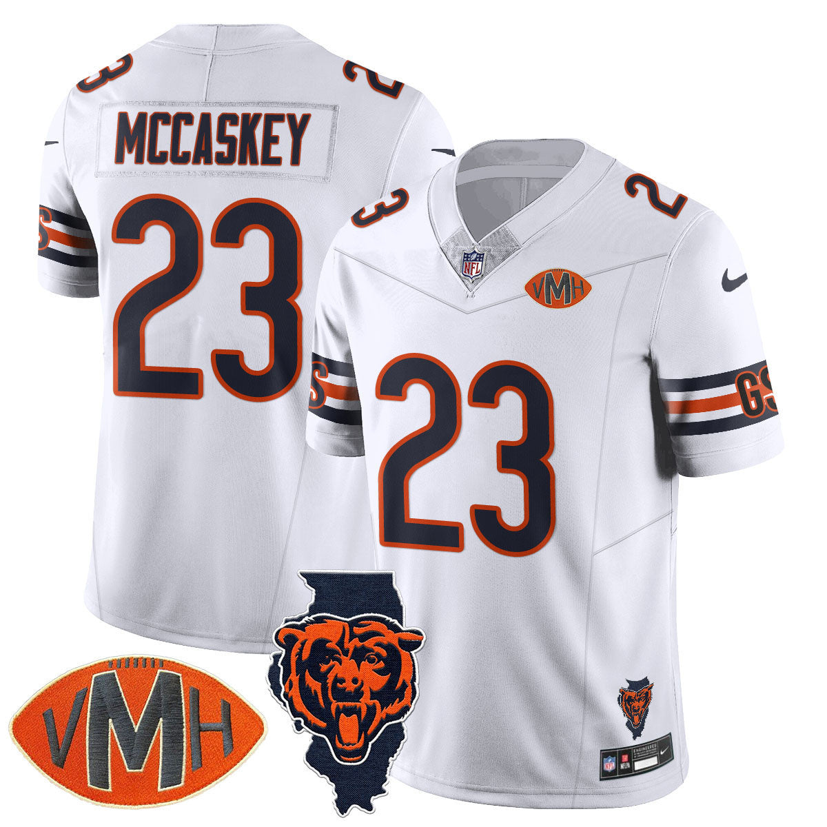 CHI Honor Virginia Halas McCaskey Jersey - All Stitched