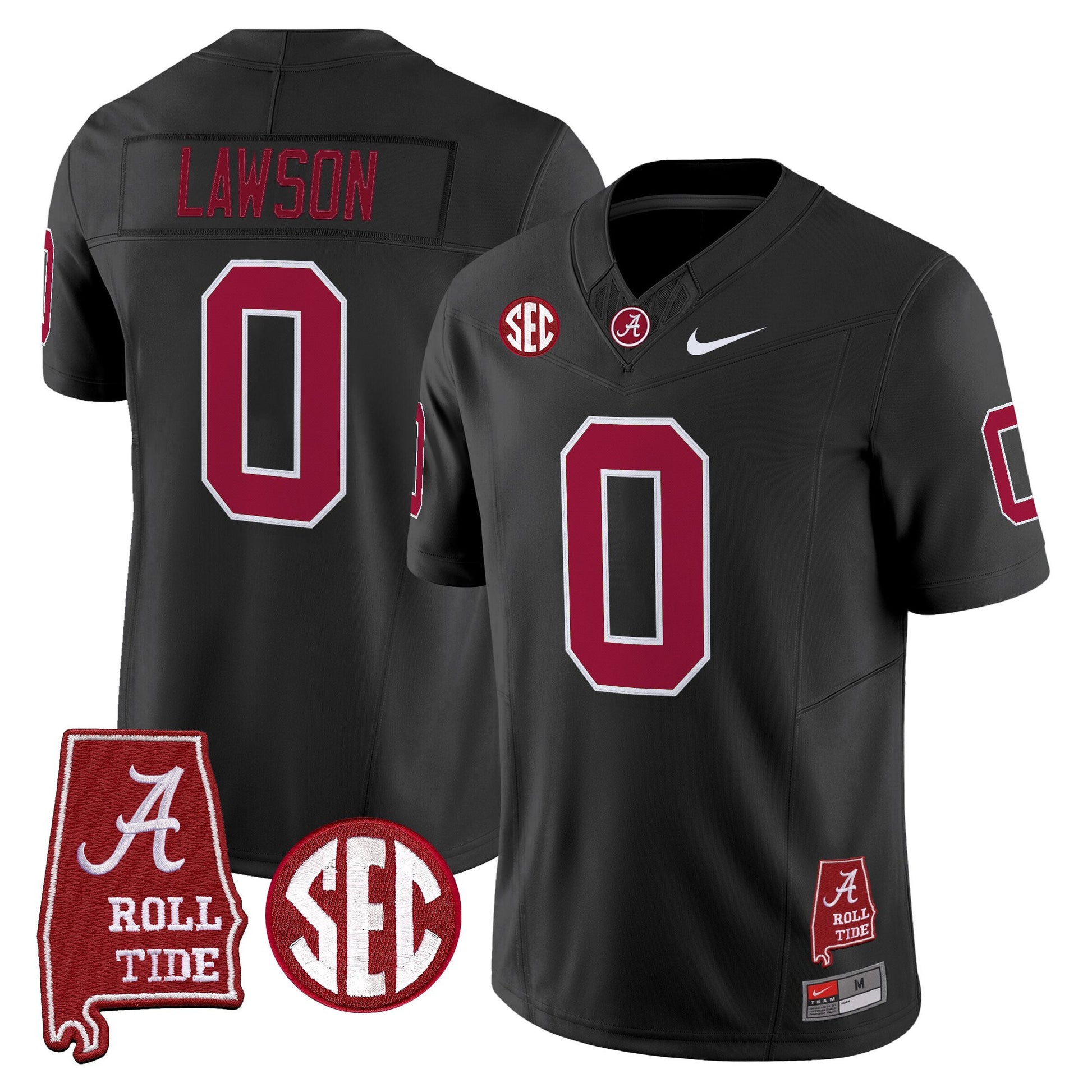 Men's Alabama Crimson Tide Throwback Vapor Limited Jersey - Alabama Map - All Stitched