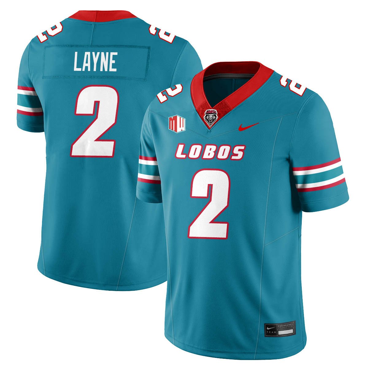 UNM Lobo Football 2025 Jersey - All Stitched