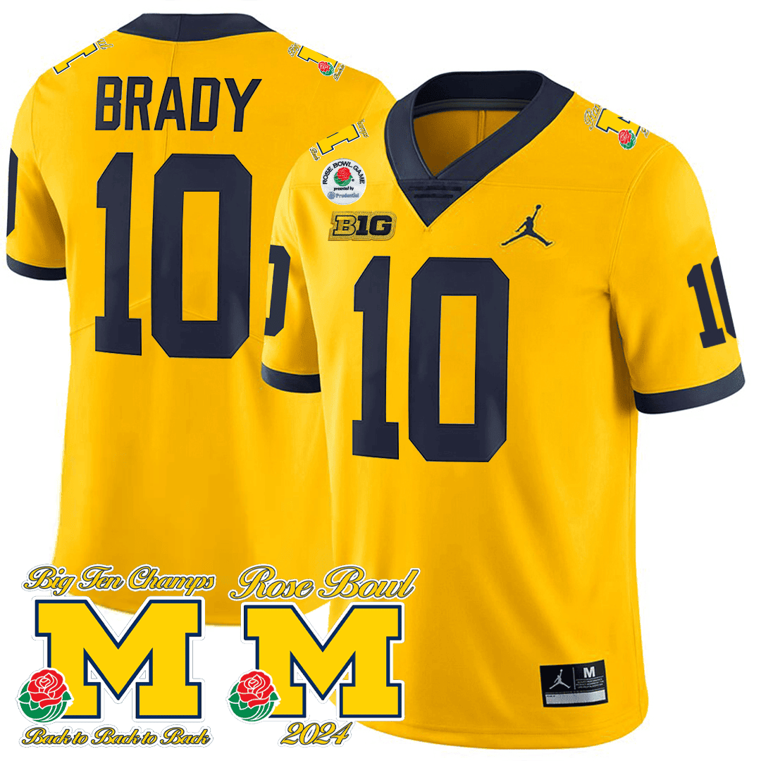 Michigan Rose Bowl Game Jersey - All Stitched