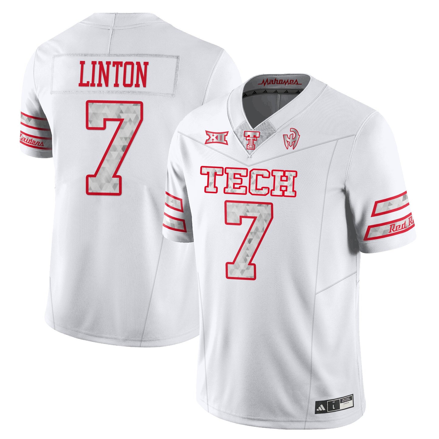Men's Texas Tech Football “GalvanICED” Jersey - All Stitched