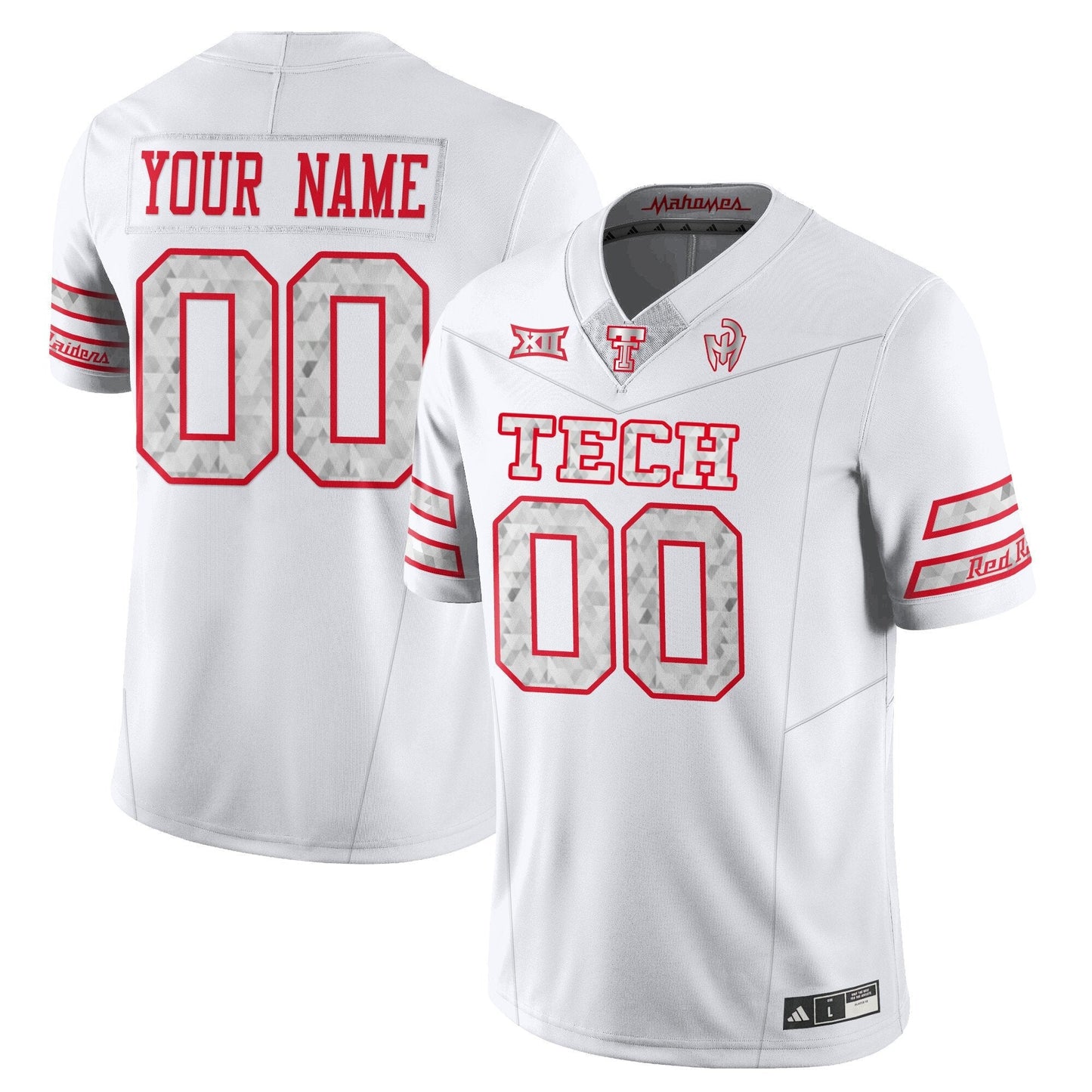 Texas Tech Football “GalvanICED” Custom Jersey - All Stitched
