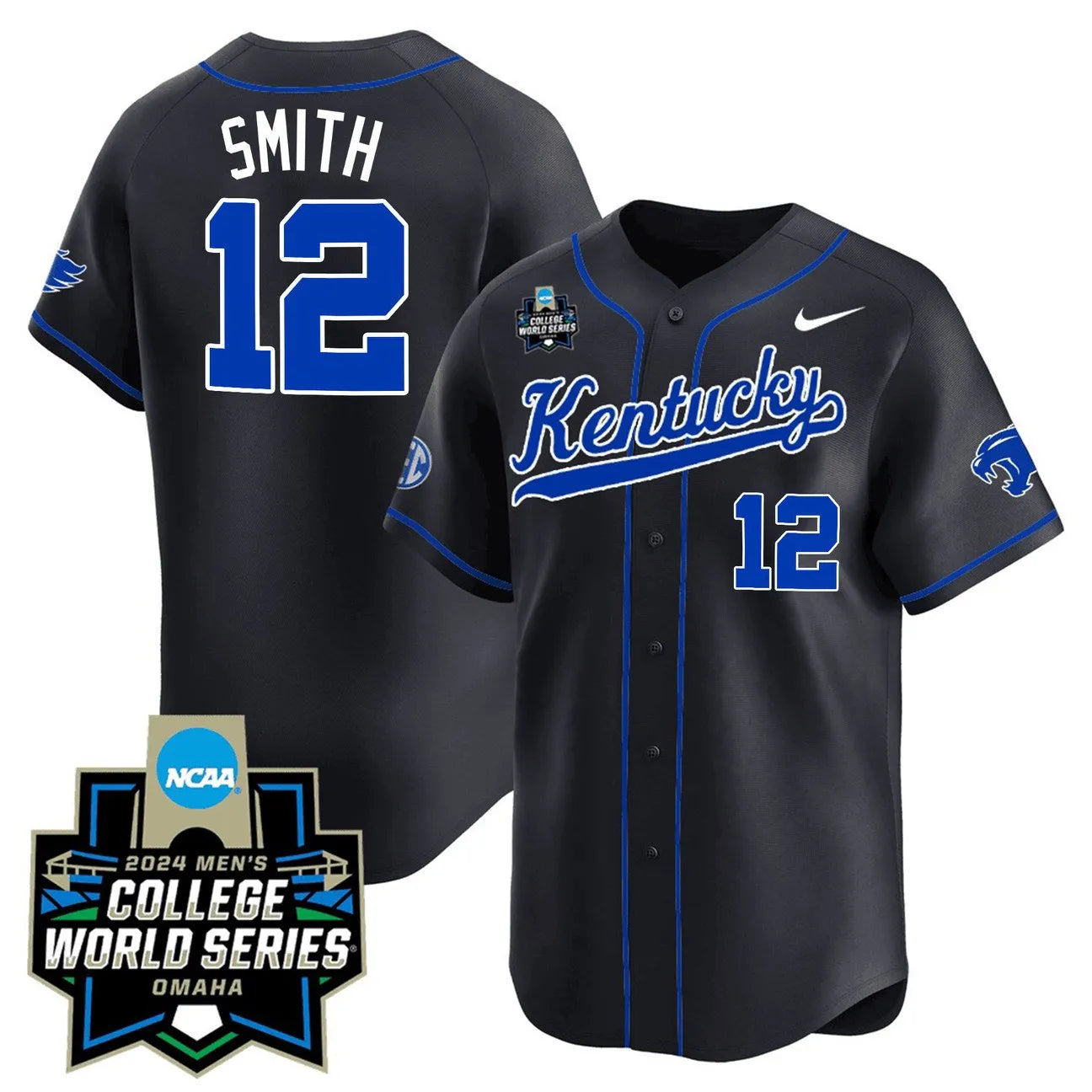 Kentucky Wildcats 23/24 Jersey - 2024 College World Series Patch