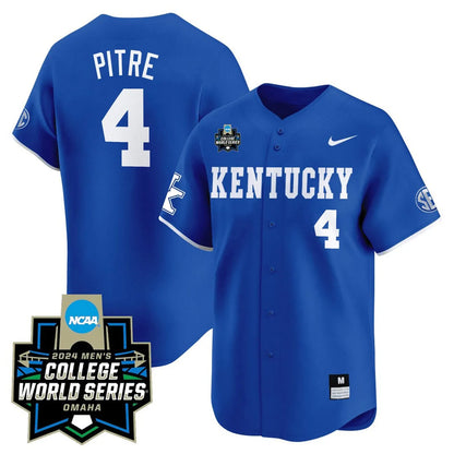 Kentucky Wildcats 23/24 Jersey - 2024 College World Series Patch