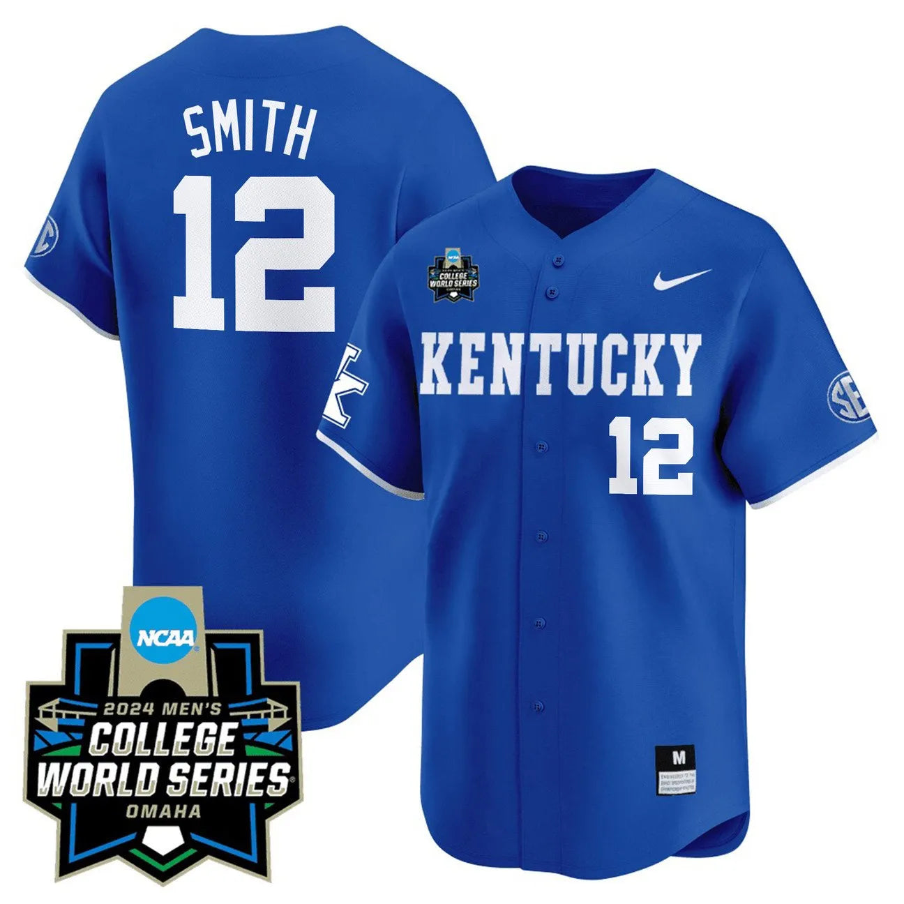 Kentucky Wildcats 23/24 Jersey - 2024 College World Series Patch