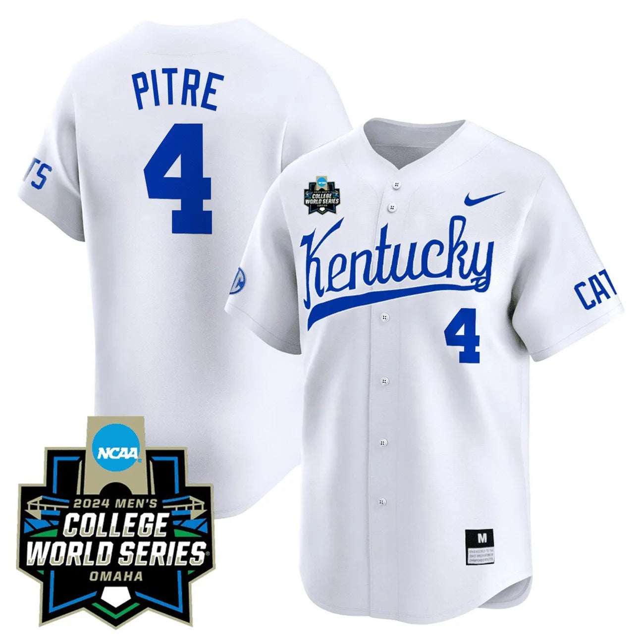Kentucky Wildcats 23/24 Jersey - 2024 College World Series Patch