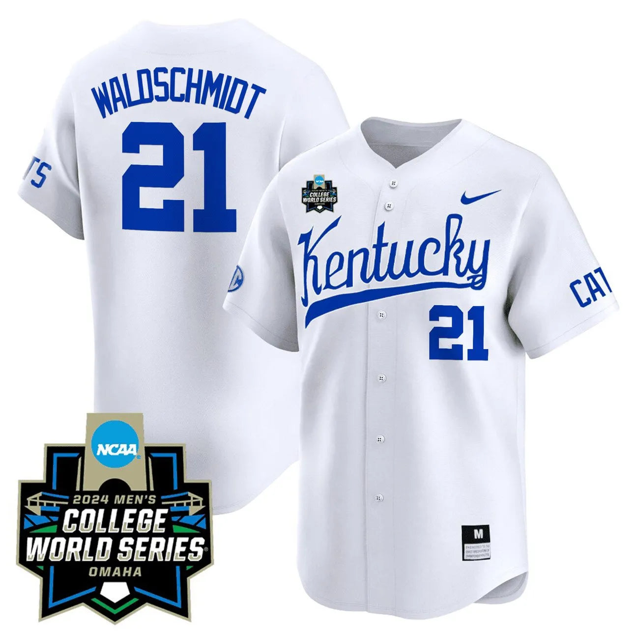 Kentucky Wildcats 23/24 Jersey - 2024 College World Series Patch