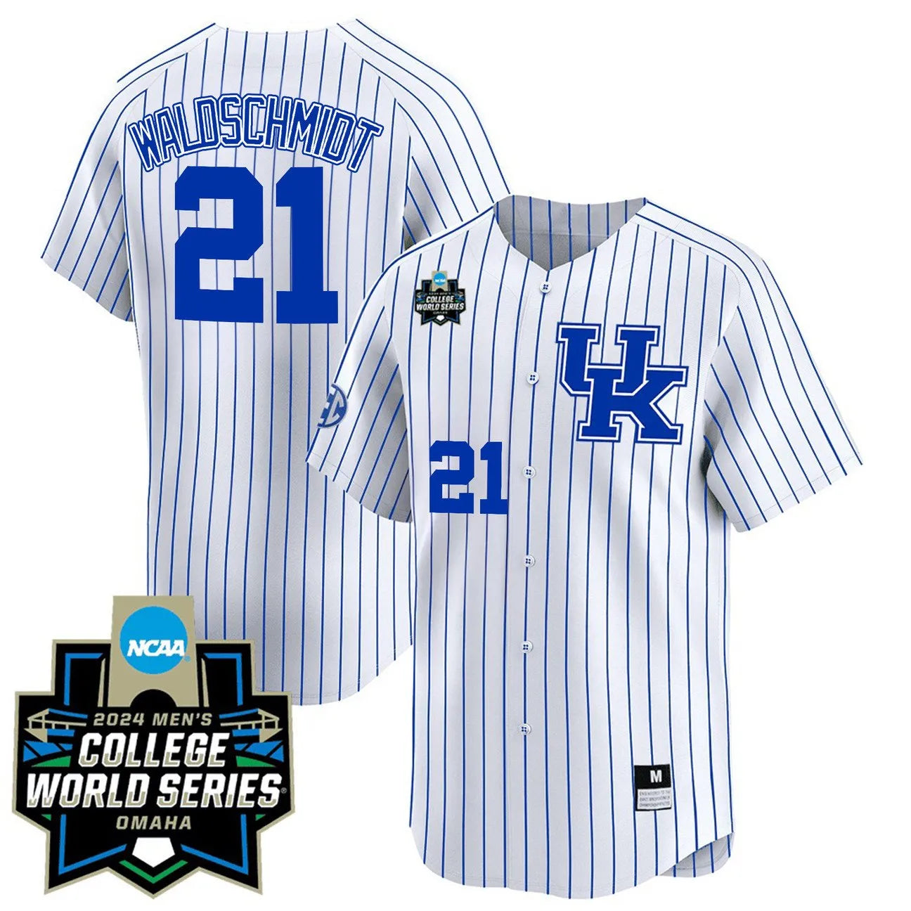 Kentucky Wildcats 23/24 Jersey - 2024 College World Series Patch