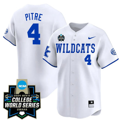 Kentucky Wildcats 23/24 Jersey - 2024 College World Series Patch