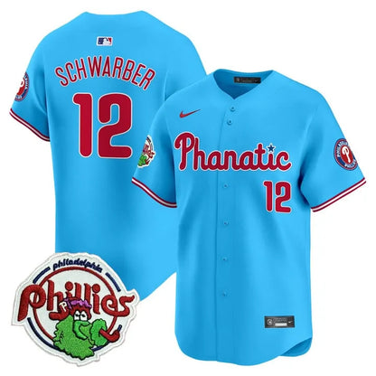 Phillies Phanatic Patch Vapor Premier Limited Jersey - All Stitched
