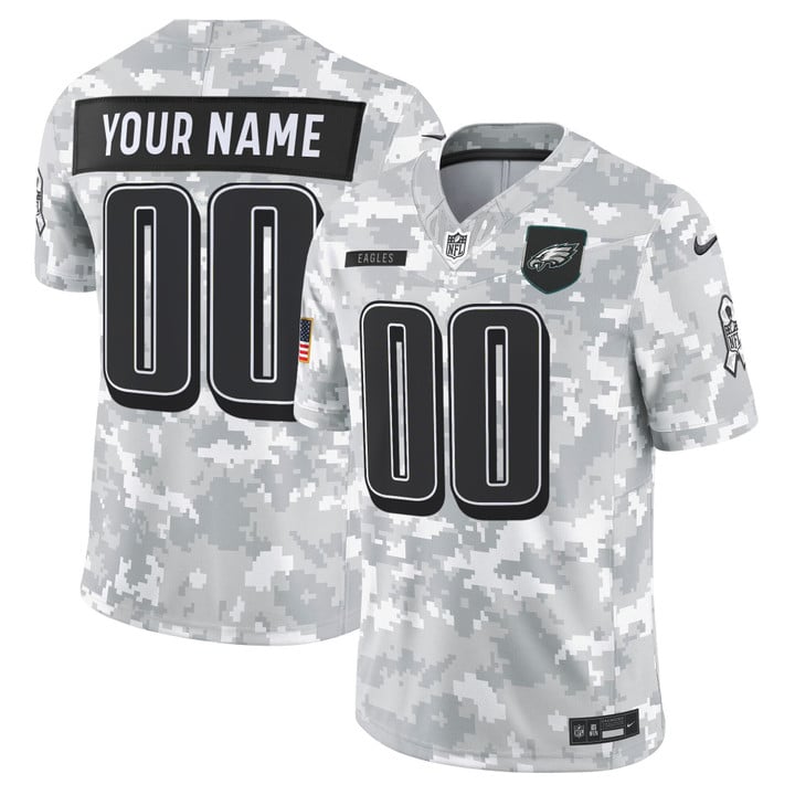 Custom PHI 2025 Salute to Service Limited Jersey - All Stitched