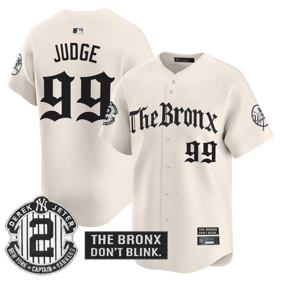 Yankees 'The Bronx - Gothic Ink Drop Edition' Vapor Premier Limited Jersey - All Stitched