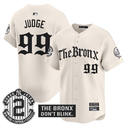 Yankees 'The Bronx - Gothic Ink Drop Edition' Vapor Premier Limited Jersey - All Stitched