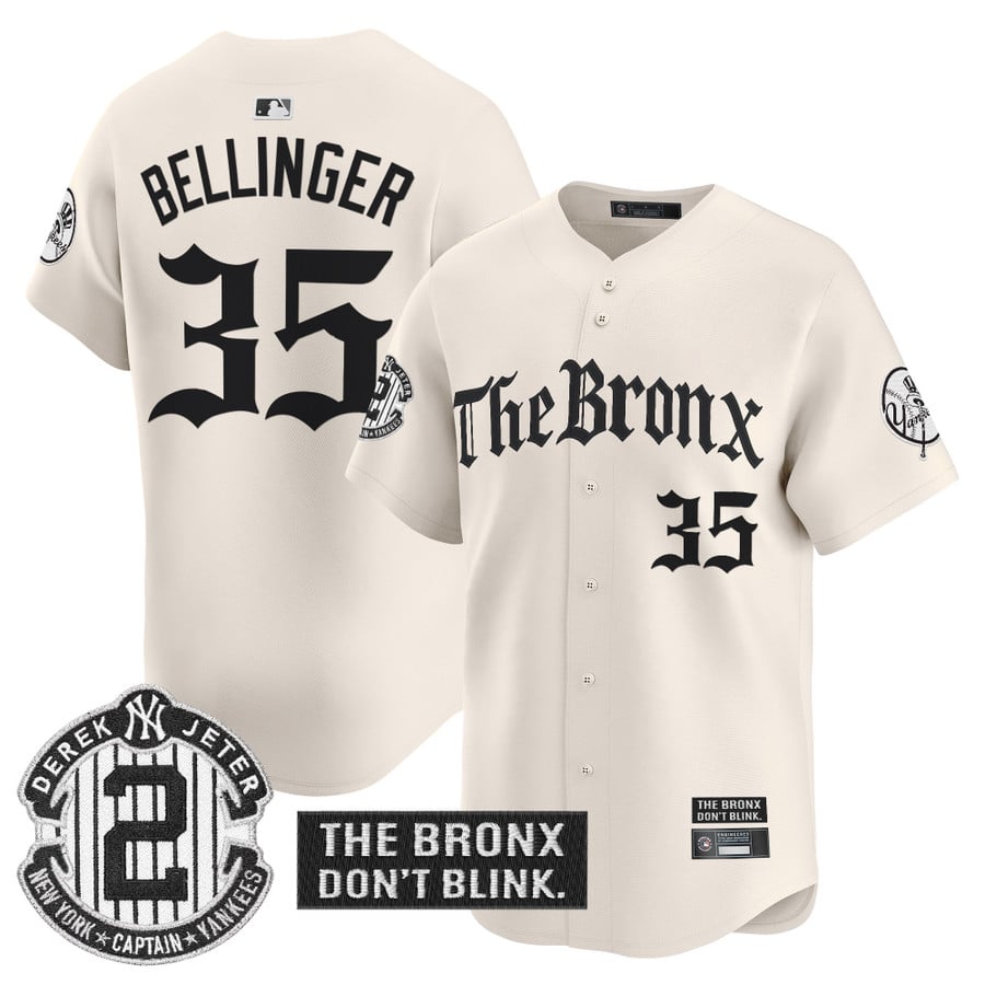 Yankees 'The Bronx - Gothic Ink Drop Edition' Vapor Premier Limited Jersey - All Stitched