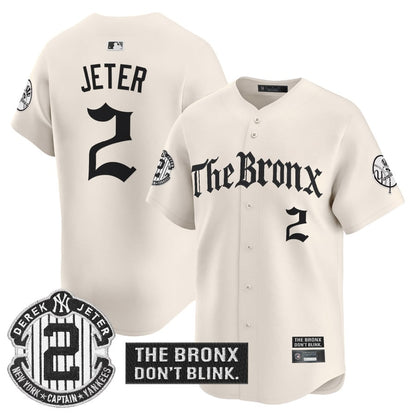 Yankees 'The Bronx - Gothic Ink Drop Edition' Vapor Premier Limited Jersey - All Stitched