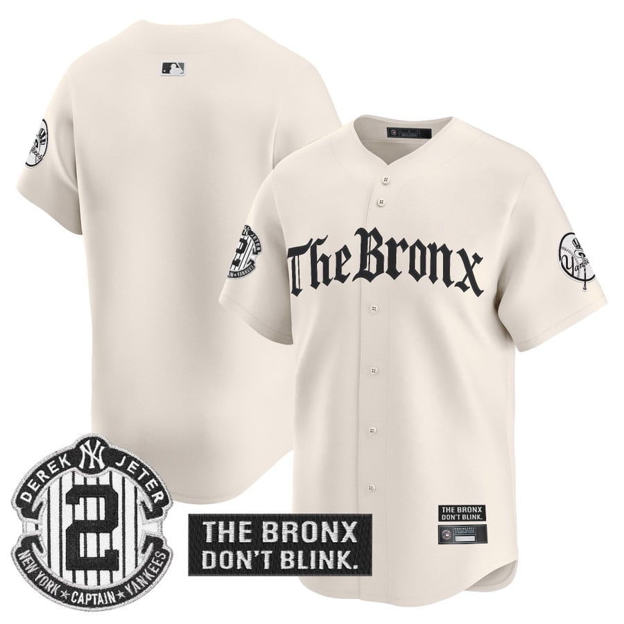 Yankees 'The Bronx - Gothic Ink Drop Edition' Vapor Premier Limited Jersey - All Stitched