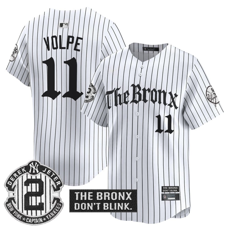 Yankees 'The Bronx - Gothic Ink Drop Edition' Vapor Premier Limited Jersey - All Stitched
