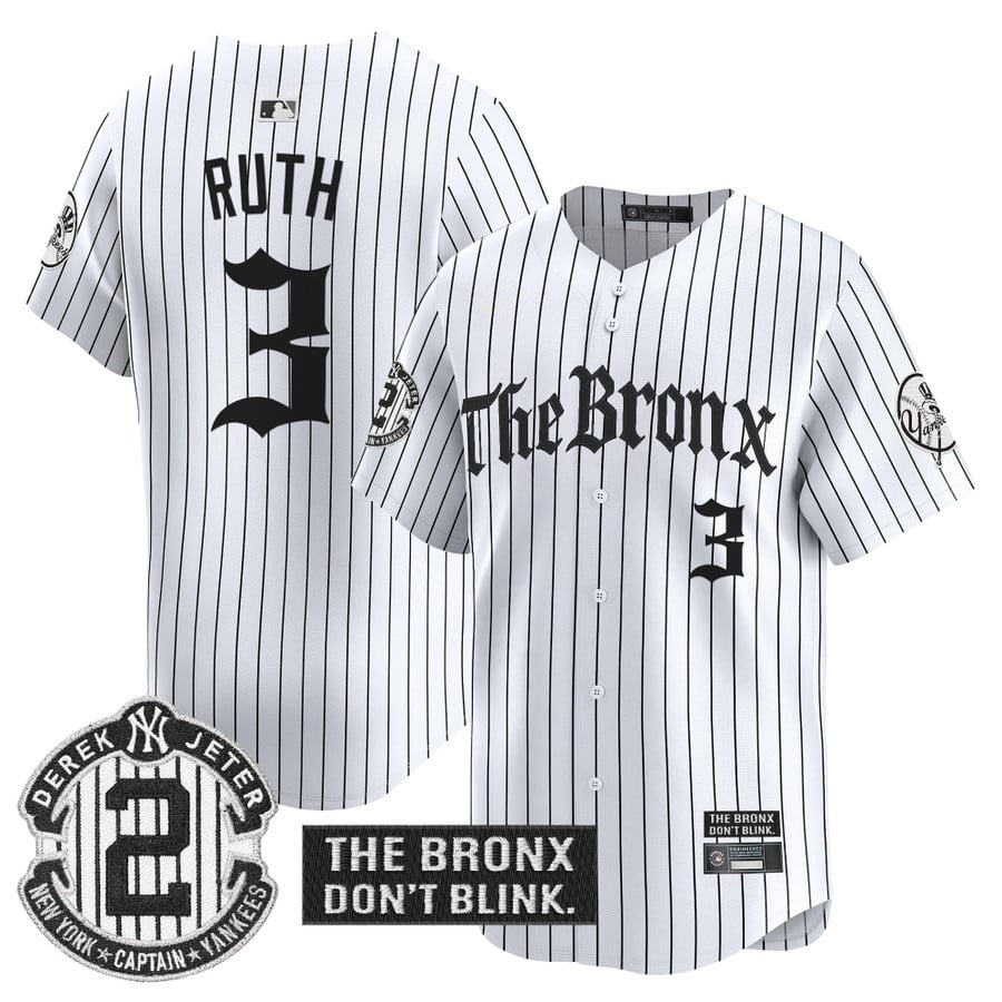 Yankees 'The Bronx - Gothic Ink Drop Edition' Vapor Premier Limited Jersey - All Stitched