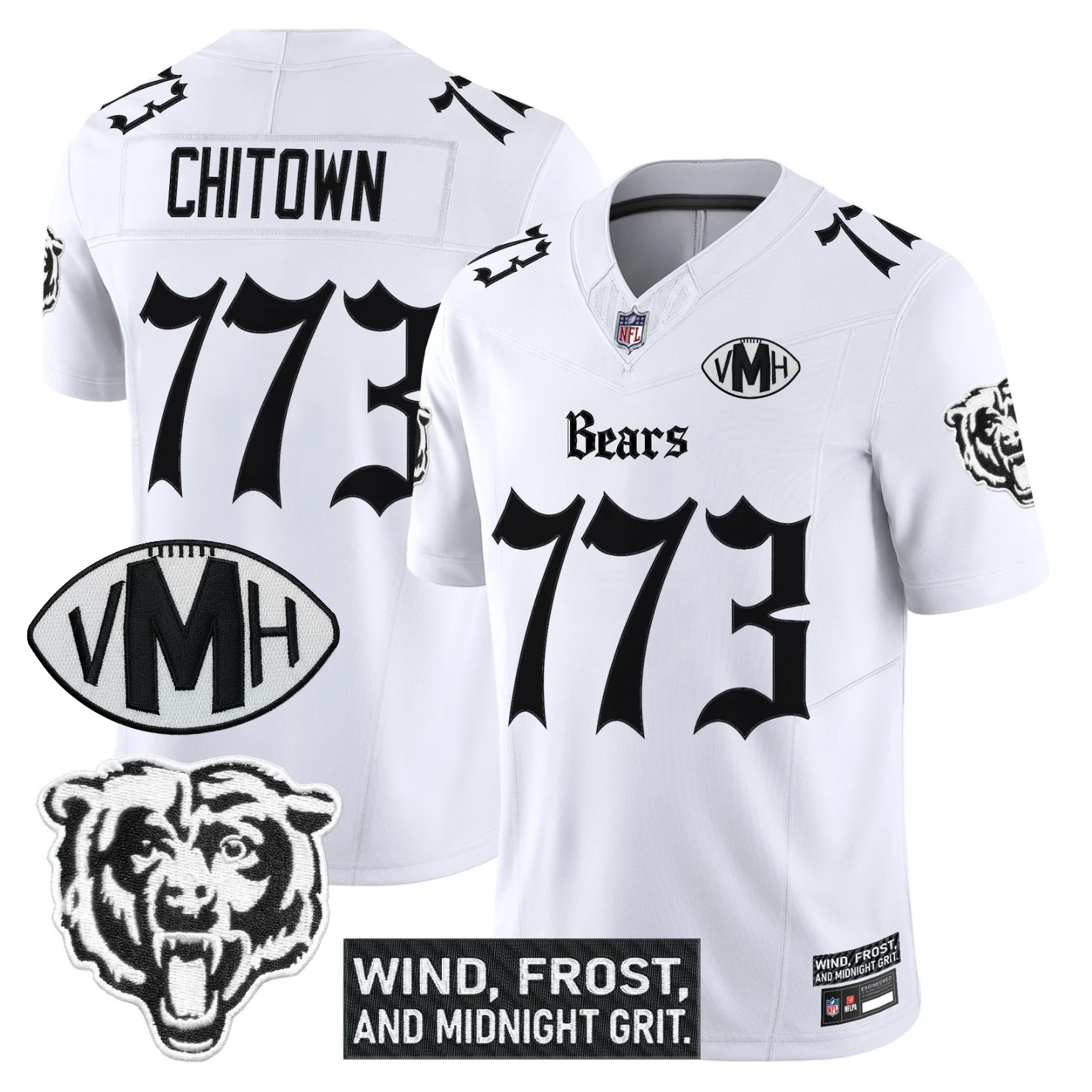 CHI 'Gothic Midway Legacy' VMH Tribute Patch Vapor Limited Jersey - All Stitched