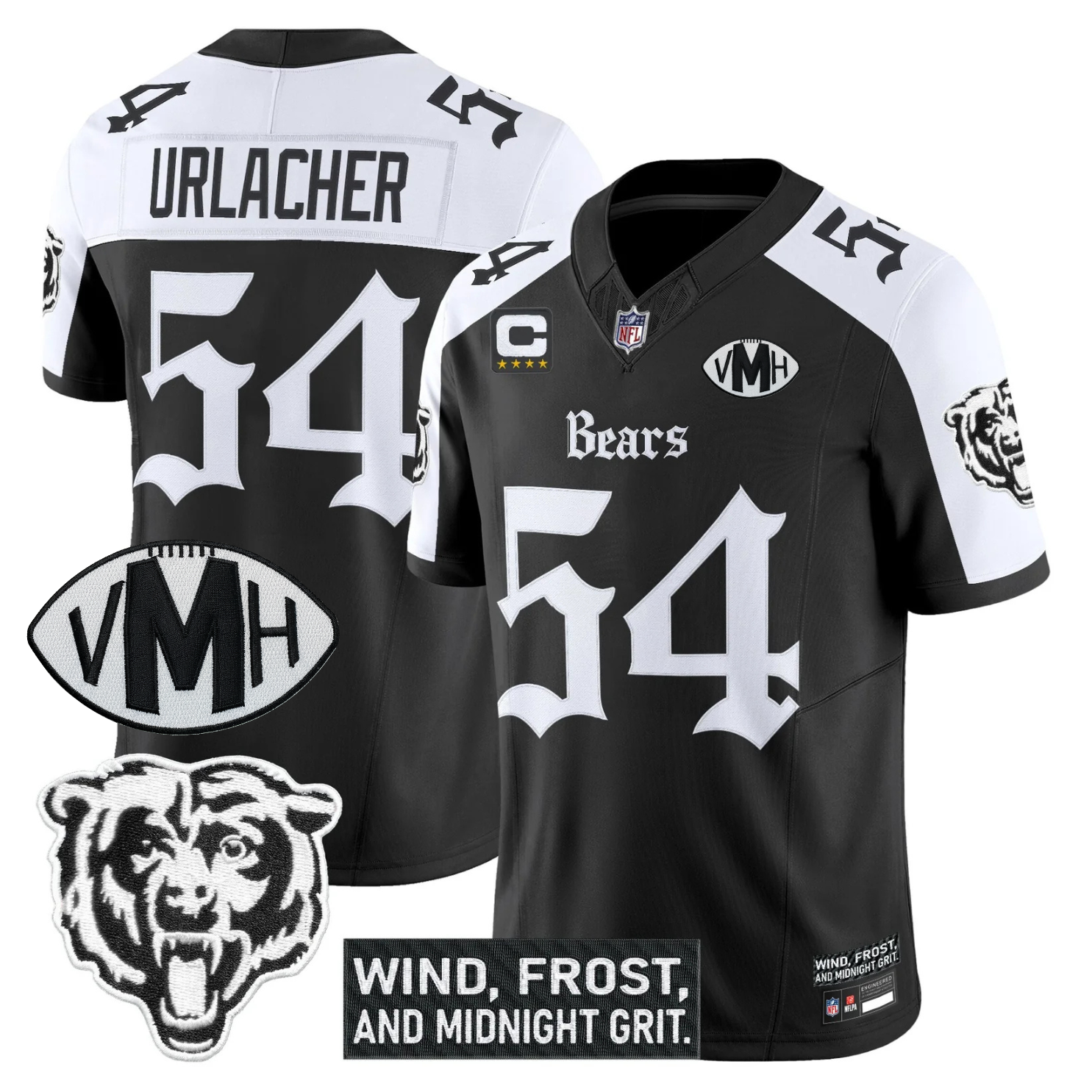 CHI 'Gothic Midway Legacy' VMH Tribute Patch Vapor Limited Jersey - All Stitched