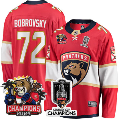 Florida Panthers 2024 Stanley Cup Champions Jersey - All Stitched