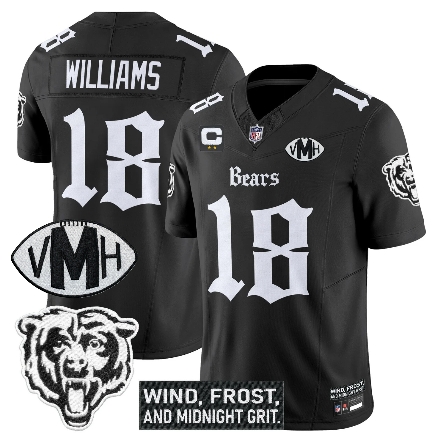 CHI 'Gothic Midway Legacy' VMH Tribute Patch Vapor Limited Jersey - All Stitched