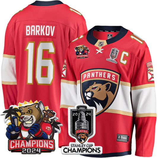 Florida Panthers 2024 Stanley Cup Champions Jersey - All Stitched