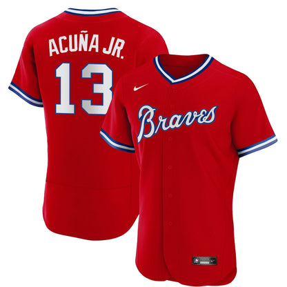 Atlanta Braves Throwback 1974 - 1982 Flex Base Jersey - All Stitched
