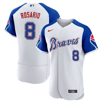 Atlanta Braves Throwback 1974 - 1982 Flex Base Jersey - All Stitched