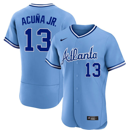 Atlanta Braves Throwback 1974 - 1982 Flex Base Jersey - All Stitched