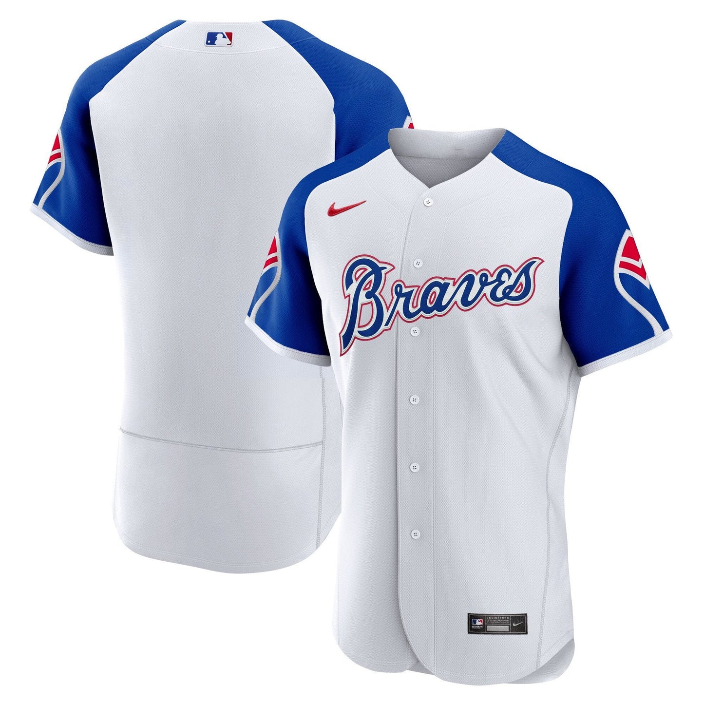 Atlanta Braves Throwback 1974 - 1982 Flex Base Jersey - All Stitched